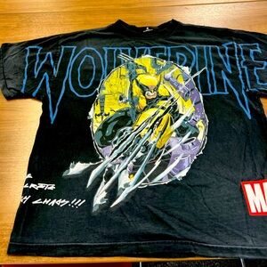 This is a civil regime collaboration with marvel. It is a wolverine shirt.